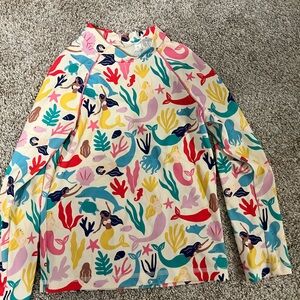 Boden kids Mermaid UPF 40 rash guard